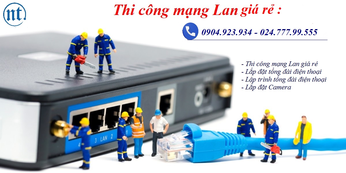 Thi công mạng Lan tại Đường K2