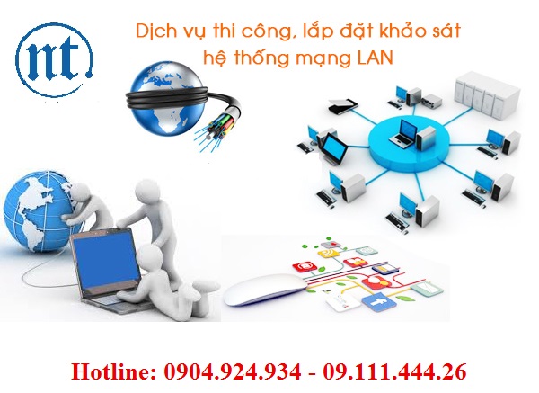 Thi công lắp đặt mạng Lan tại Trung Hòa