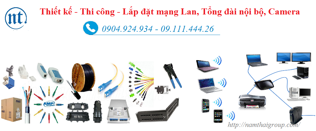 lắp đặt mạng LAN tại Mỗ Lao